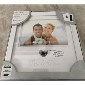 Mr. And Mrs. Wedding Thumbprint Photo Frame